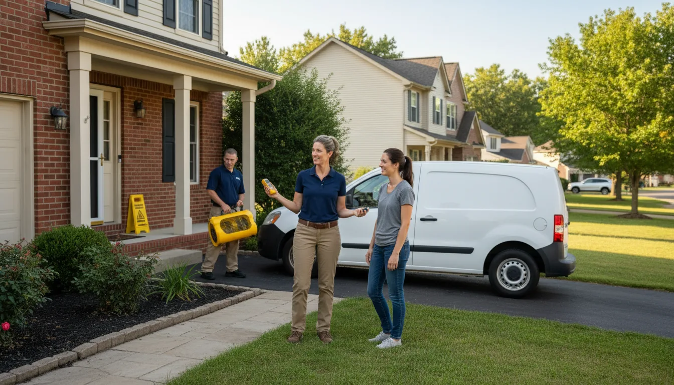 Residential water damage restoration in Salisbury, PA